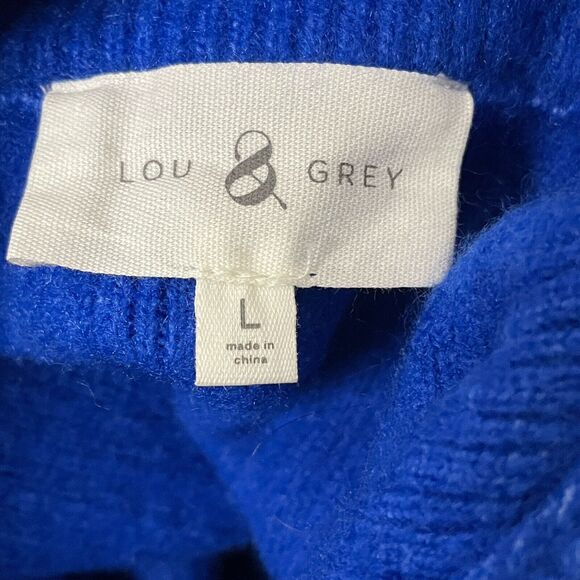 Lou & Grey Blue Turtleneck Sweater - Picture 3 of 13